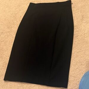 Vince Classic Black Pencil Skirt